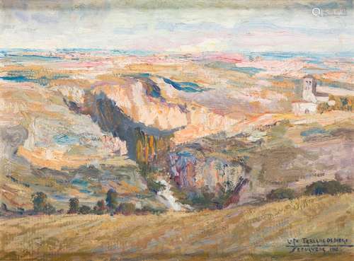 LOPE TABLADA DE DIEGO (1903 / 1974) "Sepulveda", 1...