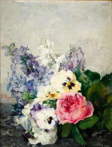 SEBASTIÁN GESSA (1840 / 1920) "Flowers"