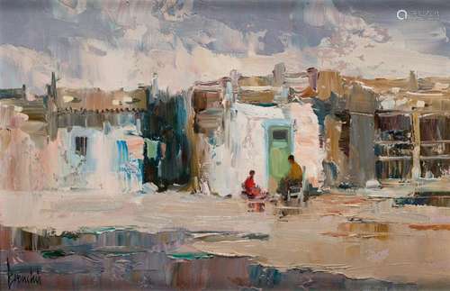 SALVADOR RODRIGUEZ BRONCHU (1913 / 1999) "Shantytowns&q...