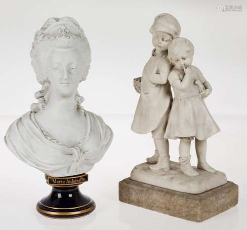 Sevres biscuit bust