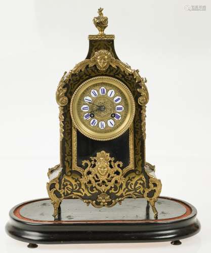 Boulle table clock