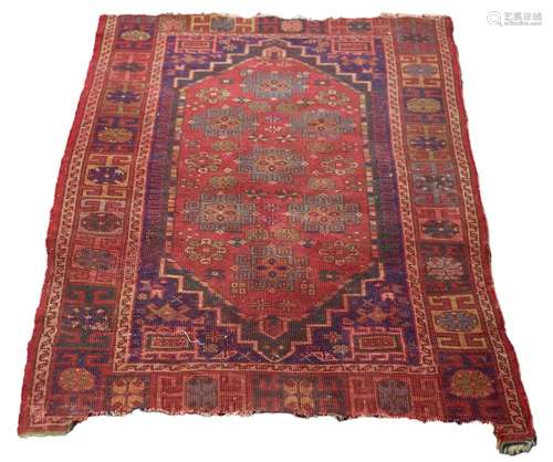 A Turkish tribal rug, West Anatolia, circa 1900, 140cm x 92c...