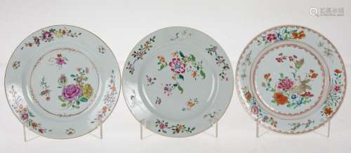 Chinese plate Pink Family