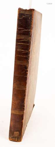 Garnett, Thomas. Popular Lectures on Zoonomia, 1804. 4to., c...