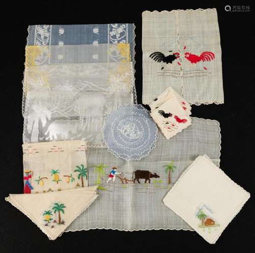 Philippine fabrics lot two individual sets
