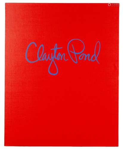 Clayton Pond (American, b. 1941) "Things In My Studio&q...