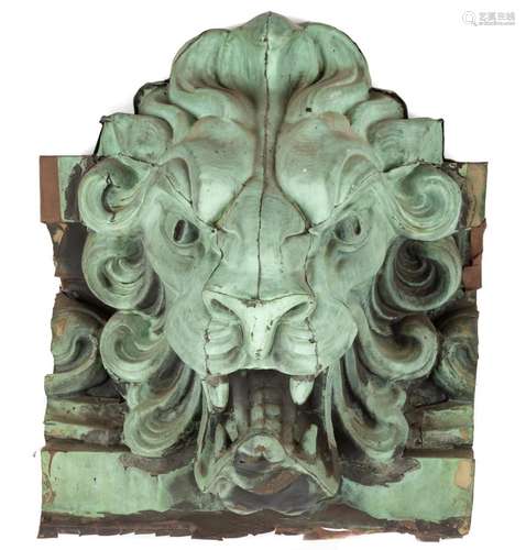 Copper Architectural Lion