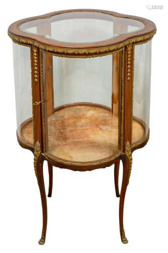 French Mahogany Vitrine