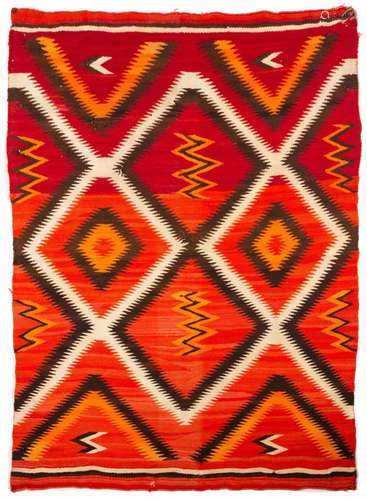 Navajo Transitional Eye Dazzler Weaving