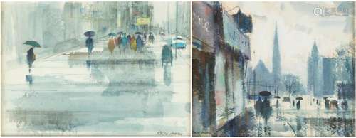 (2) Ralph Avery (1906-1976) Watercolors