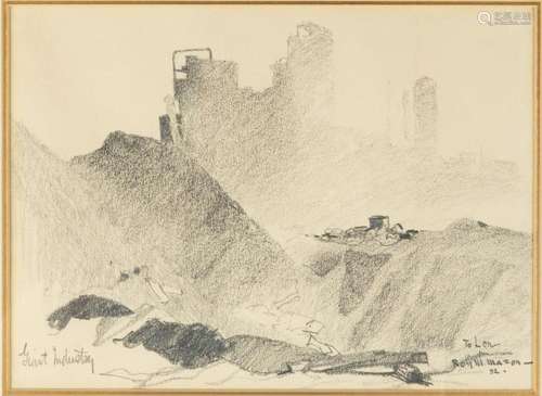 Roy Mason (American, 1886-1972) Pencil Drawing