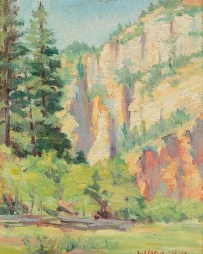 Isabel Parke Branson Cartwright (American, 1885-1966) Landsc...