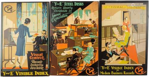 Three Vintage Cardboard Advertising Posters