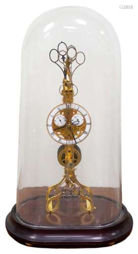 Reproduction English John Wilding Skeleton Clock