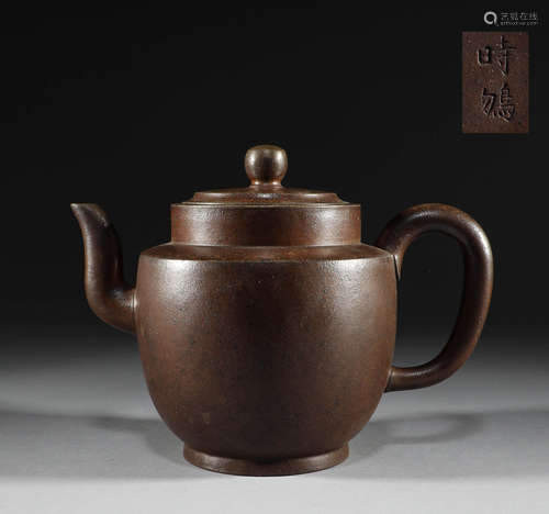 Purple clay pot in Qing Dynasty