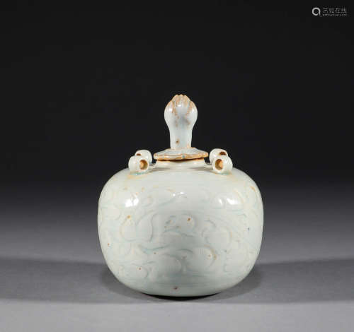 Ancient China, Hutian kiln, flower pattern water bowl