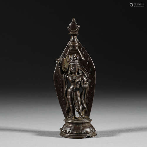 Qing Dynasty, bronze Tara statue
