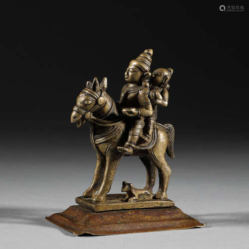 Qing Dynasty, bronze system, Mother Buddha statue