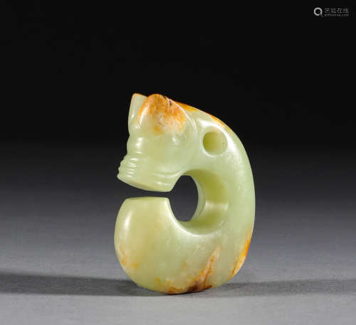 Ancient China, topaz pig dragon