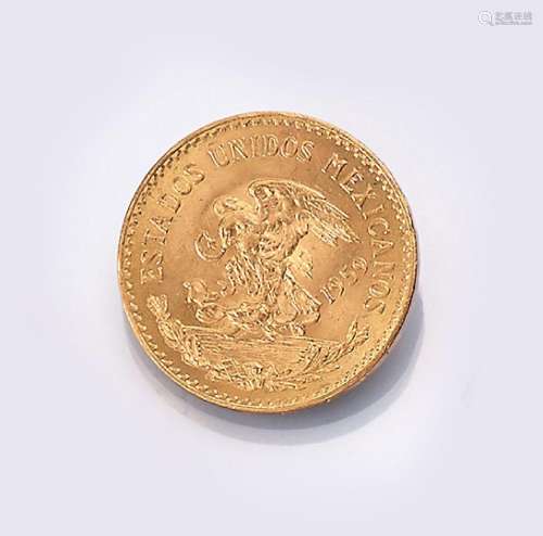 Gold coin, 20 Pesos, Mexico, 1959