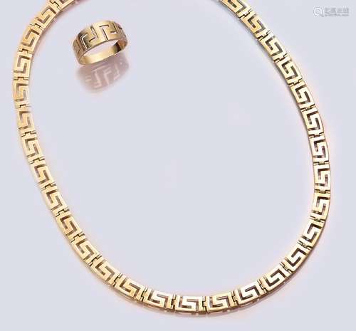 14 kt gold jewelry set