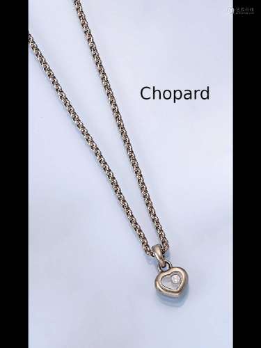 18 kt gold CHOPARD pendant with brilliant