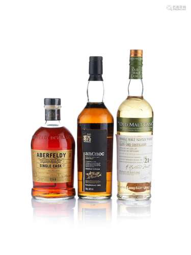 Aberfeldy Single Cask-19 year old-#2(1)AnCnoc-1975-30 year o...