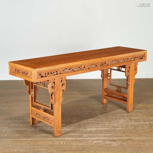 Chinese archaistic carved altar table