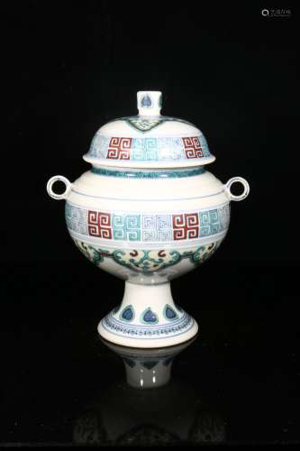 Doucai Porcelain Vessel, China