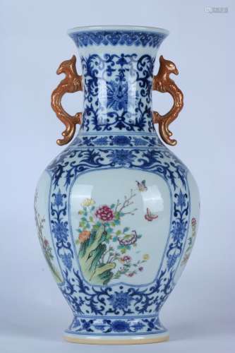 Blue And White Porcelain Famille Rose 