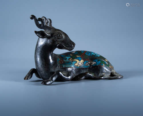 Qing Dynasty - Cloisonne [deer] ornaments
