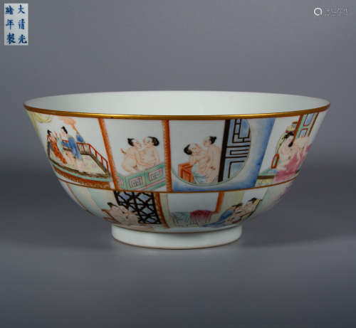 Qing Dynasty - Porcelain bowl