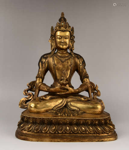 18th century - Statue of the Buddha of Infinite Life