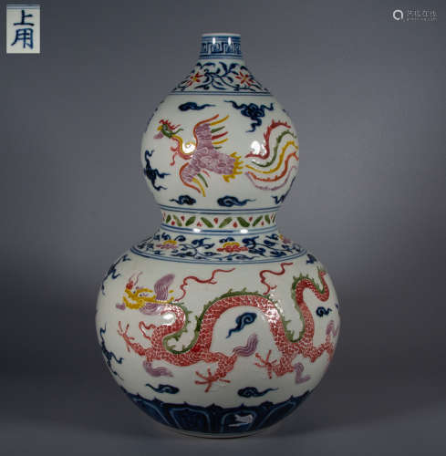 Ming Dynasty - Blue and white [Gourd bottle]