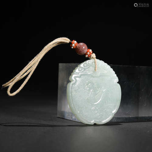 A jade card,Qing Dynasty