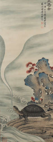 A Mei lanfang's painting