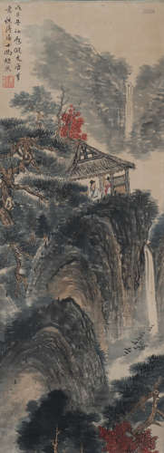 A Feng chaoran's landscape painting(without frame)