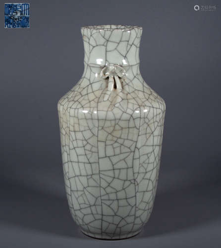 Qing Dynasty - Ge Kiln [baggage] bottle