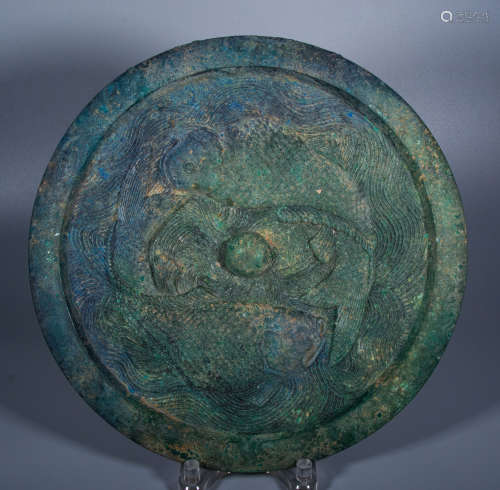 Liao Dynasty - Bronze [Pisces] mirror