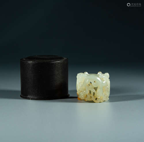 Qing Dynasty - White jade in Hetian