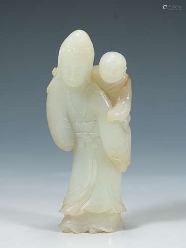 Qing Dynasty - White jade in Hetian