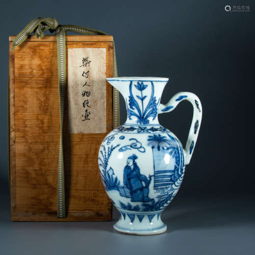 Qing Dynasty - Blue and White [Ewer]