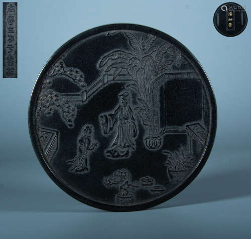 Qing Dynasty - Moist sleeve ink