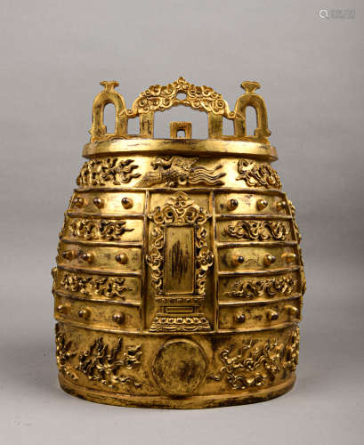 Ming Dynasty - Bronze gilt bells