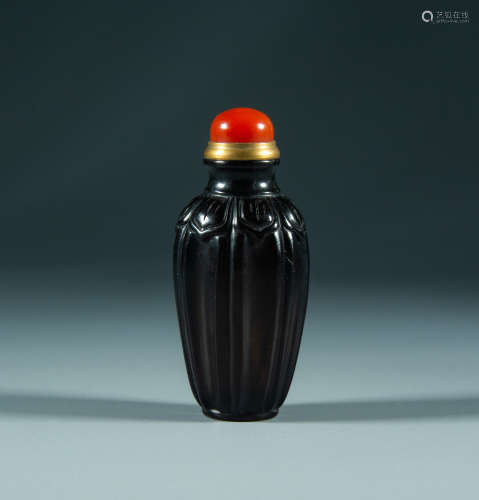 Qing Dynasty - Crystal snuff bottle