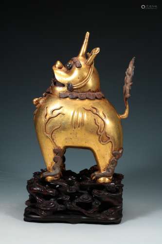Qing Dynasty - Bronze gilt [Aroma]