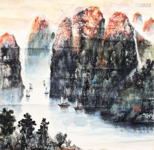 ZHAO XIAO YONG CHINESE PAINTING, ATTRIBUTED TO