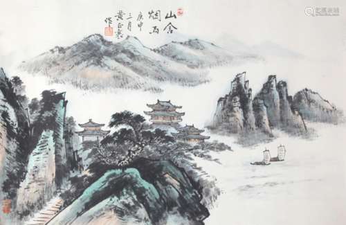 HUANG ZHENG XIANG CHINESE PAINTING, ATTRIBUTED TO