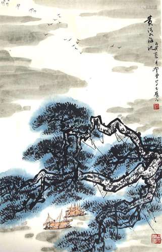 ZHANG DENG TANG CHINESE PAINTING, ATTRIBUTED TO