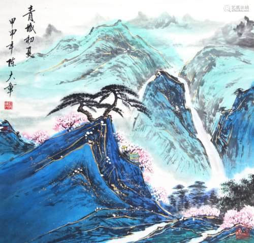 CHEN DA ZHANG CHINESE PAINTING, ATTRIBUTED TO
